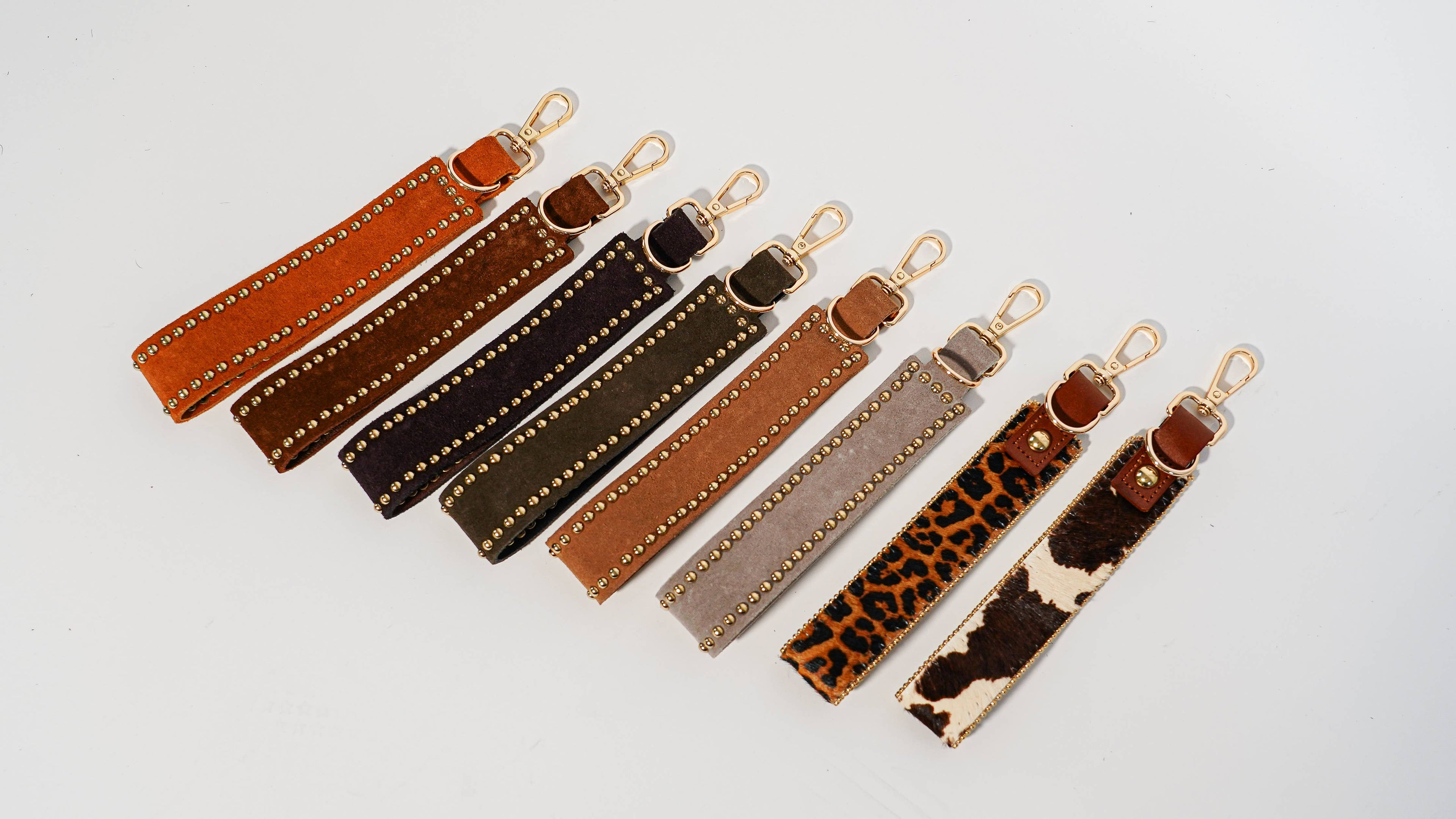 Simplistic Studded Suede Hang-Off