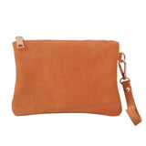 Genuine Suede Wristlet Pouch