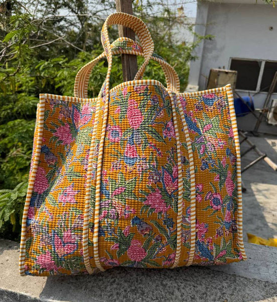Stevie Quilted Bag Floral Printed