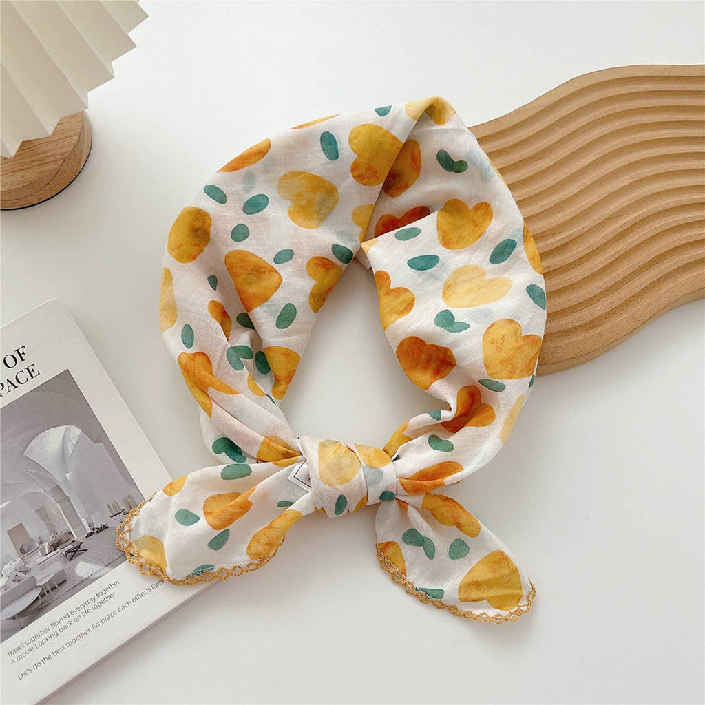 Cotton Linen Square Scarf for Women’s Neck Wrap_CWMS0672