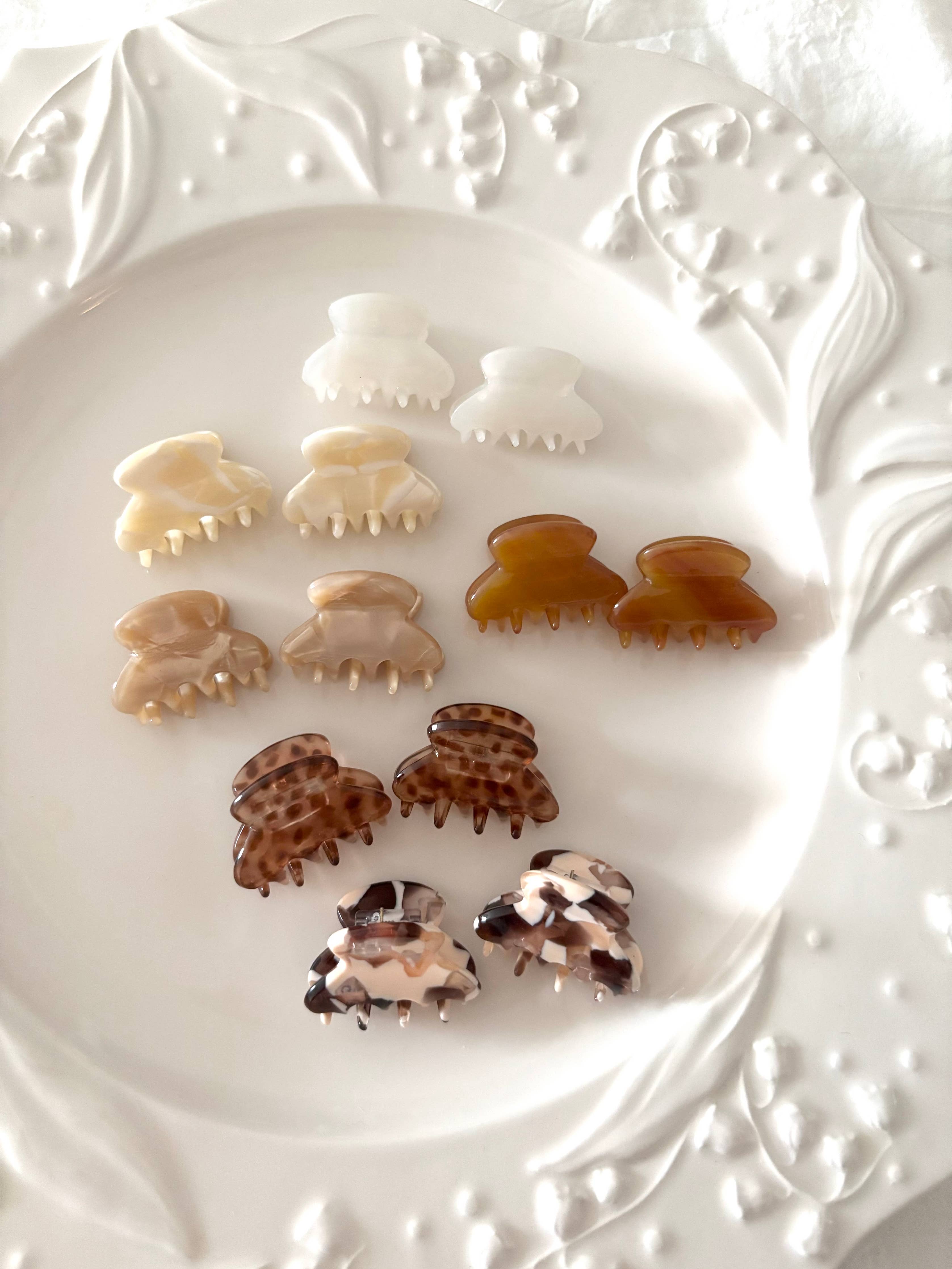 Mini Neutral Everyday Essential Hair Clips (DANIA)