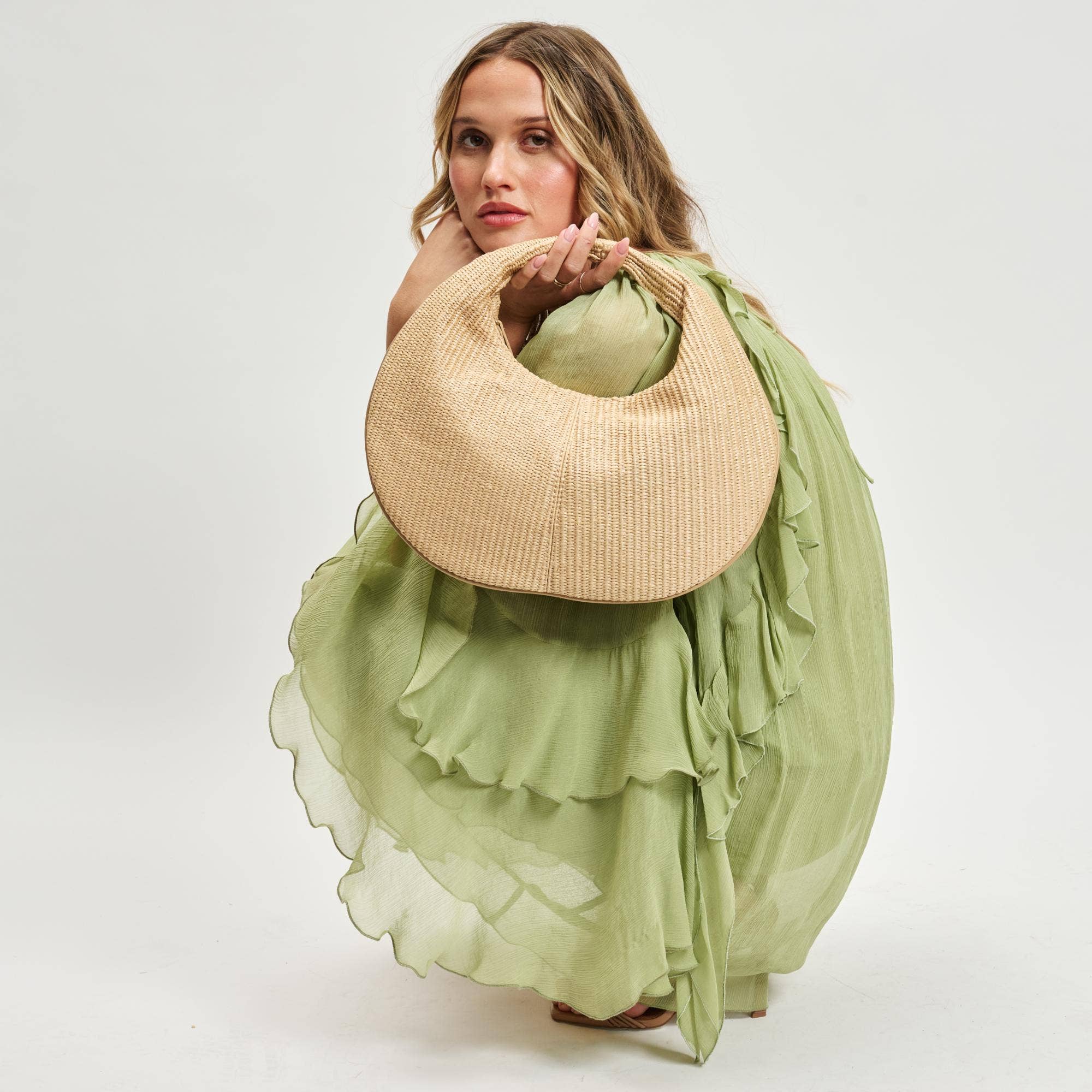 Farrah Straw Hobo