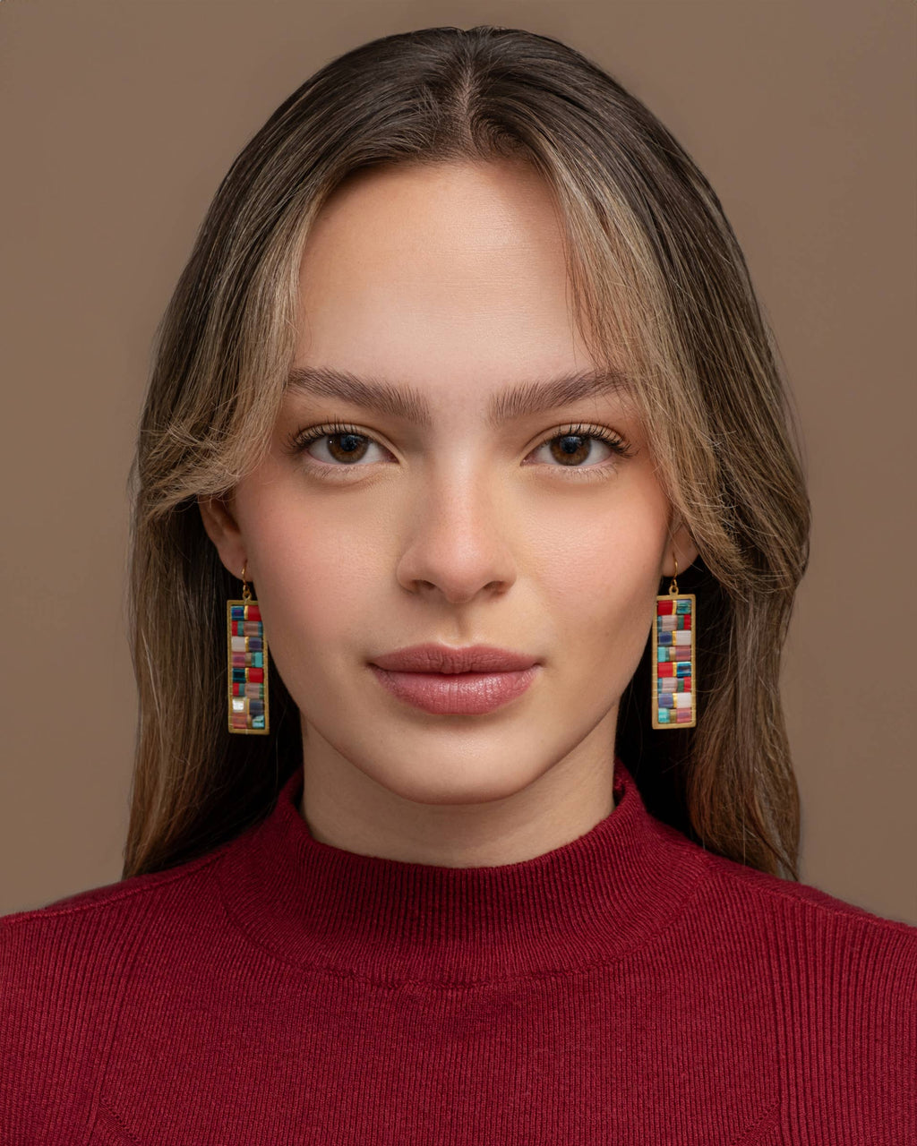 Mandee Mosaic Drop Earrings