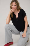 Split Neck Pullover
