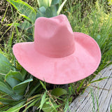 Best seller !!  Fashion Vegan suede  cowboy hat