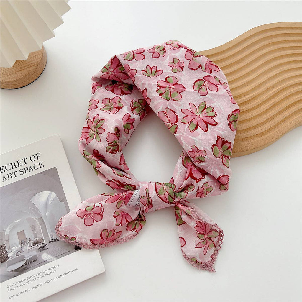 Cotton Linen Square Scarf for Women’s Neck Wrap_CWMS0672