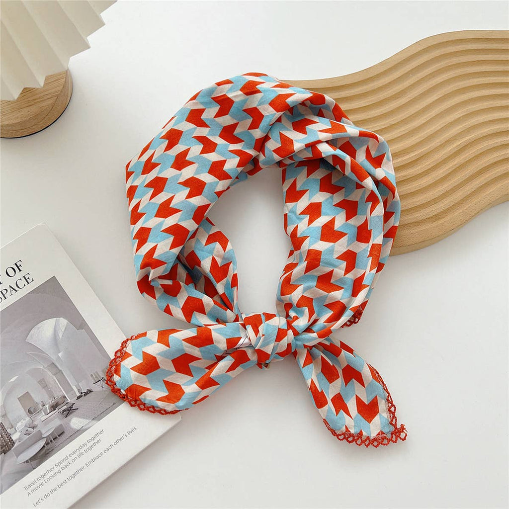 Cotton Linen Square Scarf for Women’s Neck Wrap_CWMS0672