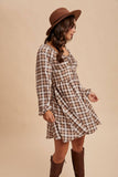 TARTAN MINI DRESS