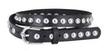 Skinny Punk Rock Studded Leather Belt