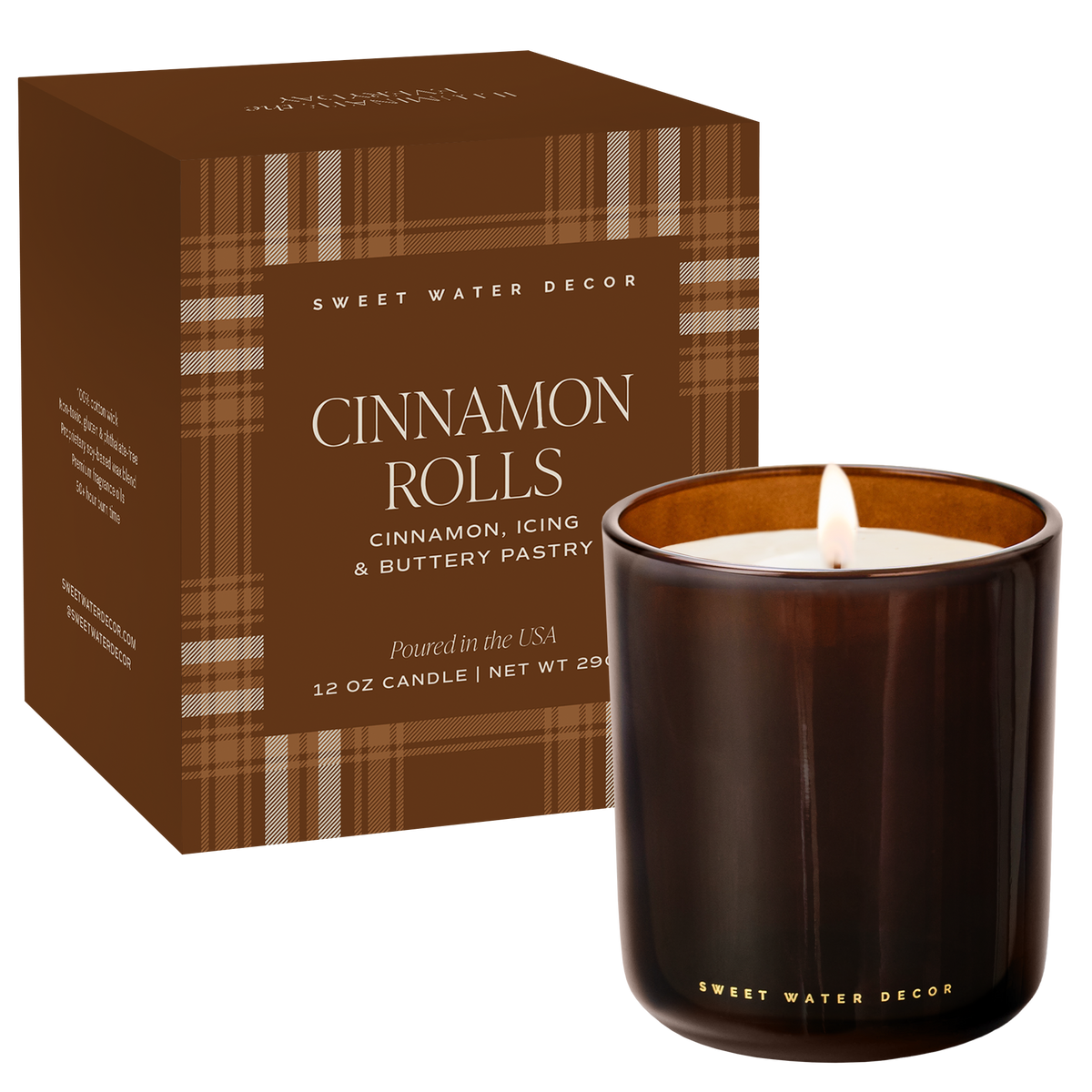 Cinnamon Roll 12oz Soy Candle