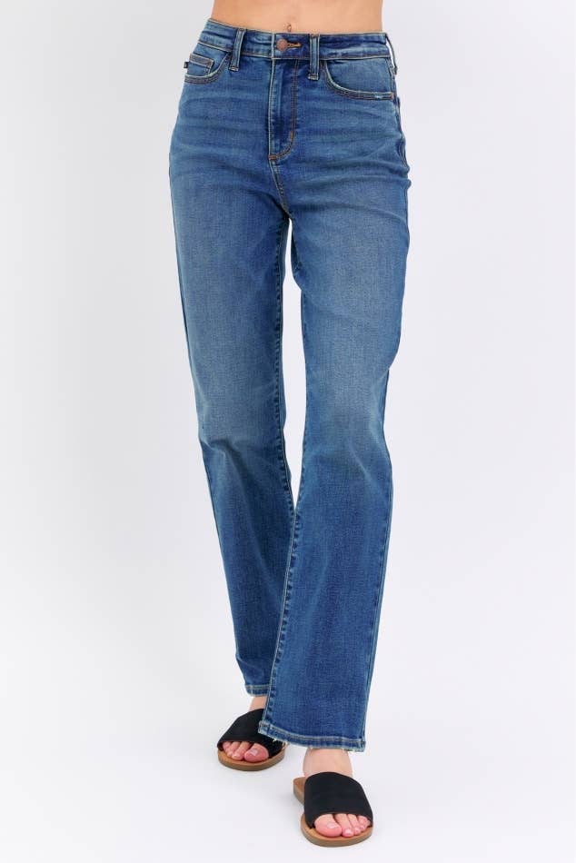 High Waist Straight Fit