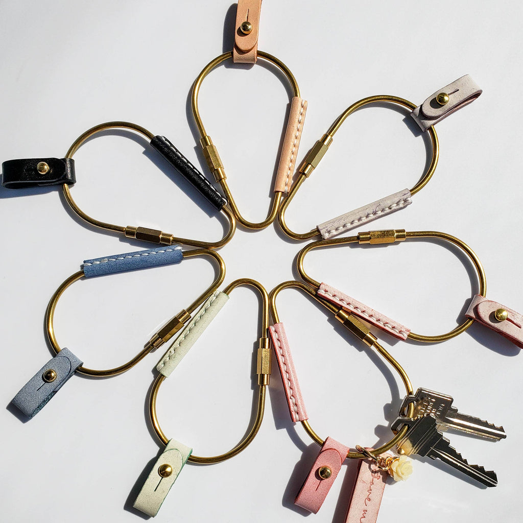 Brass Key Carabiner - “Pear"