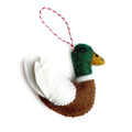 Mallard Duck Wool Christmas Ornament