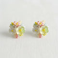 Colorful Floral Design Drop Earrings