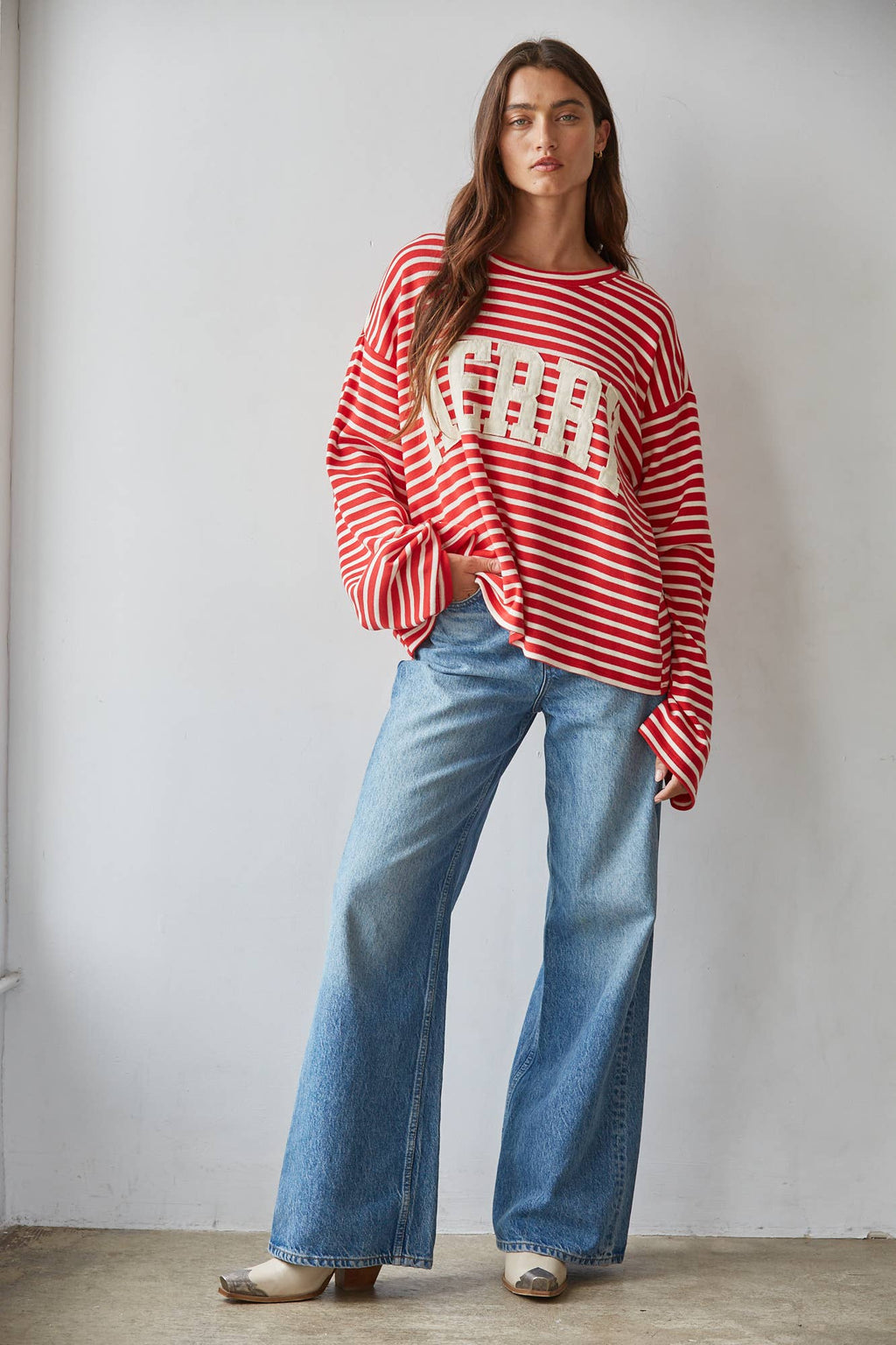 Merry Striped Pullover