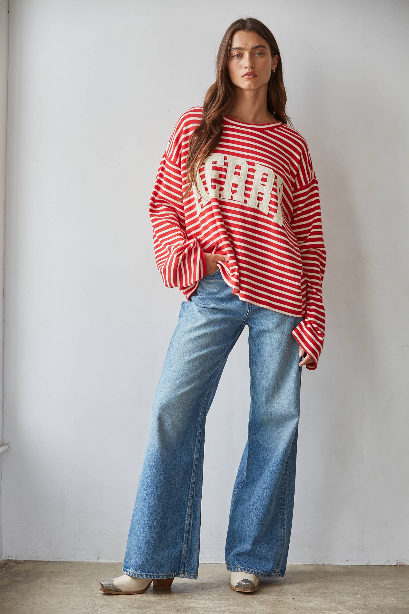 Merry Striped Pullover