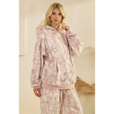 Printed Fleece Hoodie