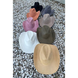 Best seller !!  Fashion Vegan suede  cowboy hat