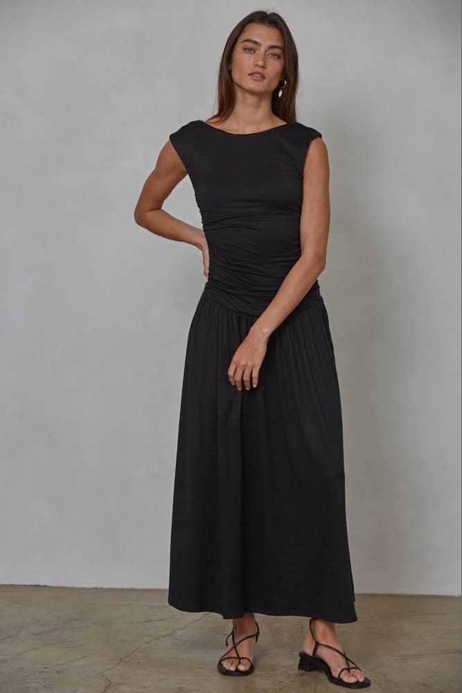 Camille Ruched Maxi Dress