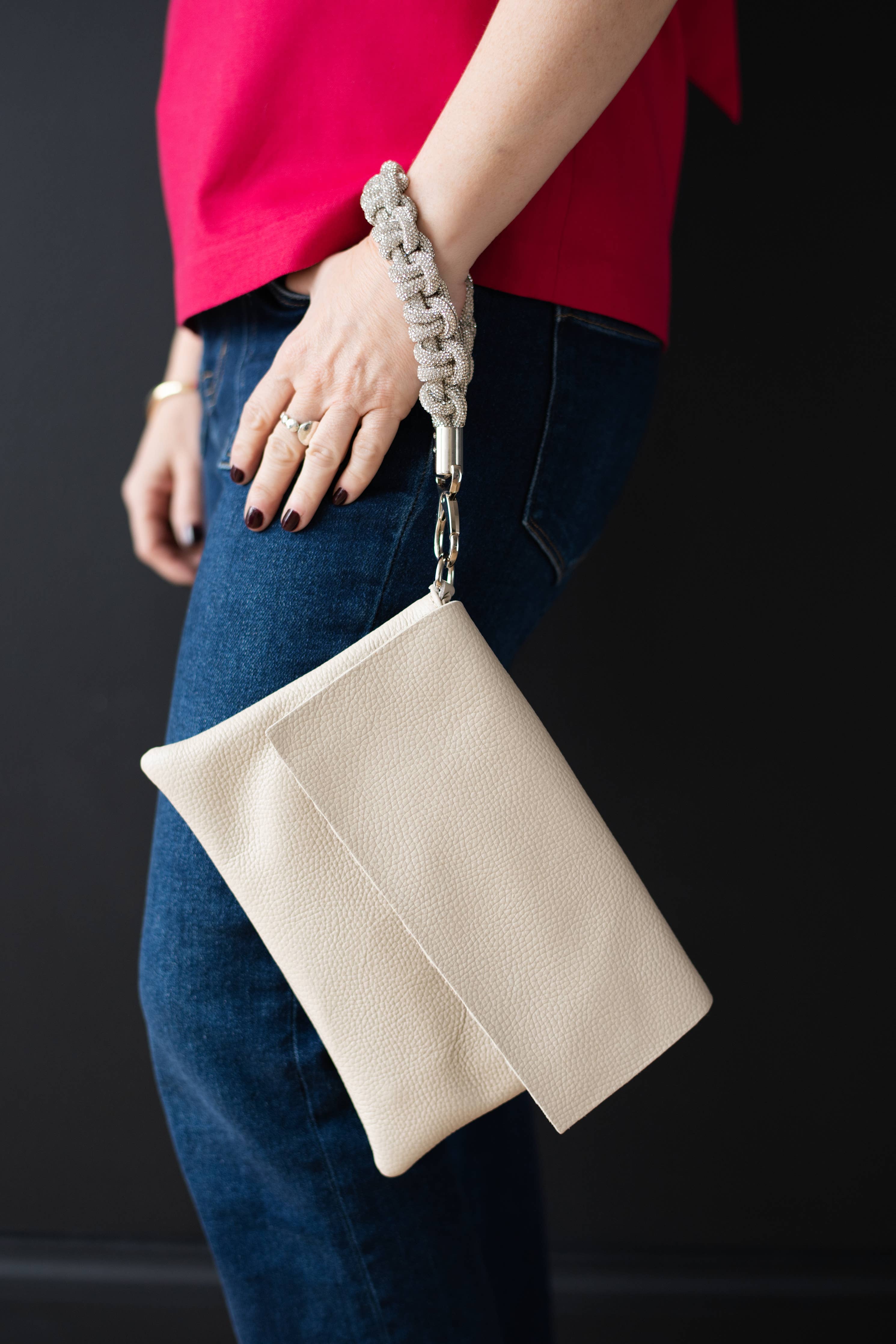 Trio Italian Leather Crossbody, Shoulder & Clutch Bag