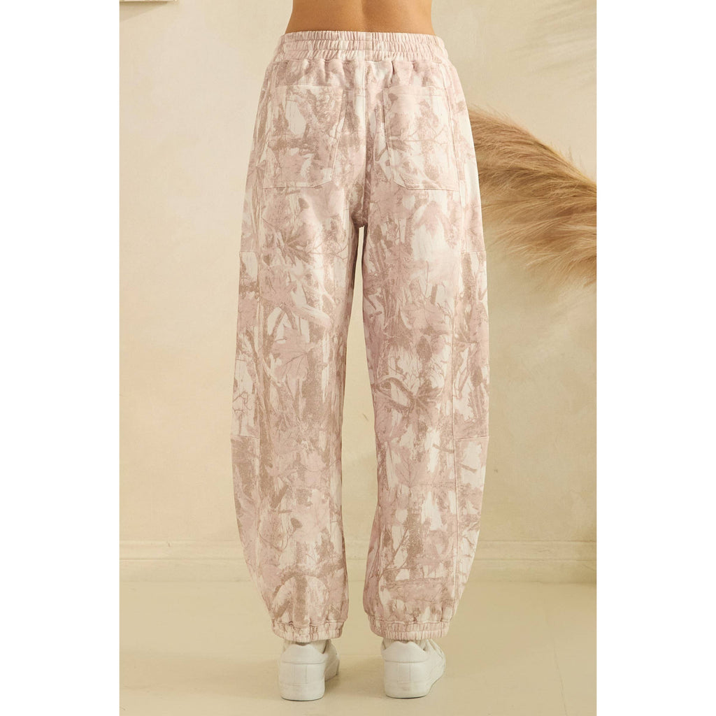 Printed French Terry Pants