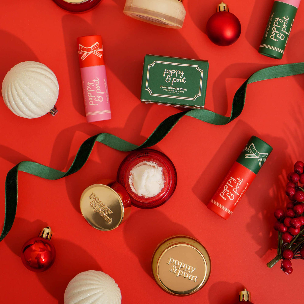 Candy Cane Fluff Lip Balm