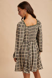 TARTAN MINI DRESS