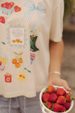 Summer Collage Mid Crop Graphic Tee