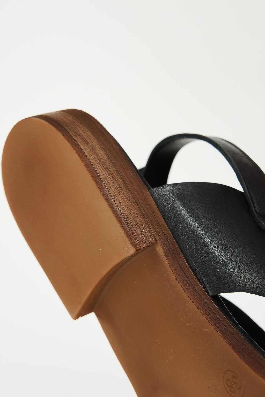 Bergen Black Leathers Sandals