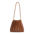Carrie Saddle Pleated Vegan Shoulder Bag Pre-Order 4/30