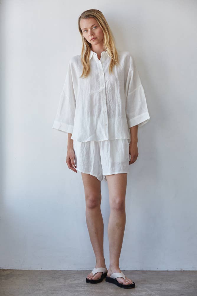 Linen Button Down Shirt
