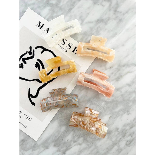 Acetate Tortoise Hair Clips - ALLIE