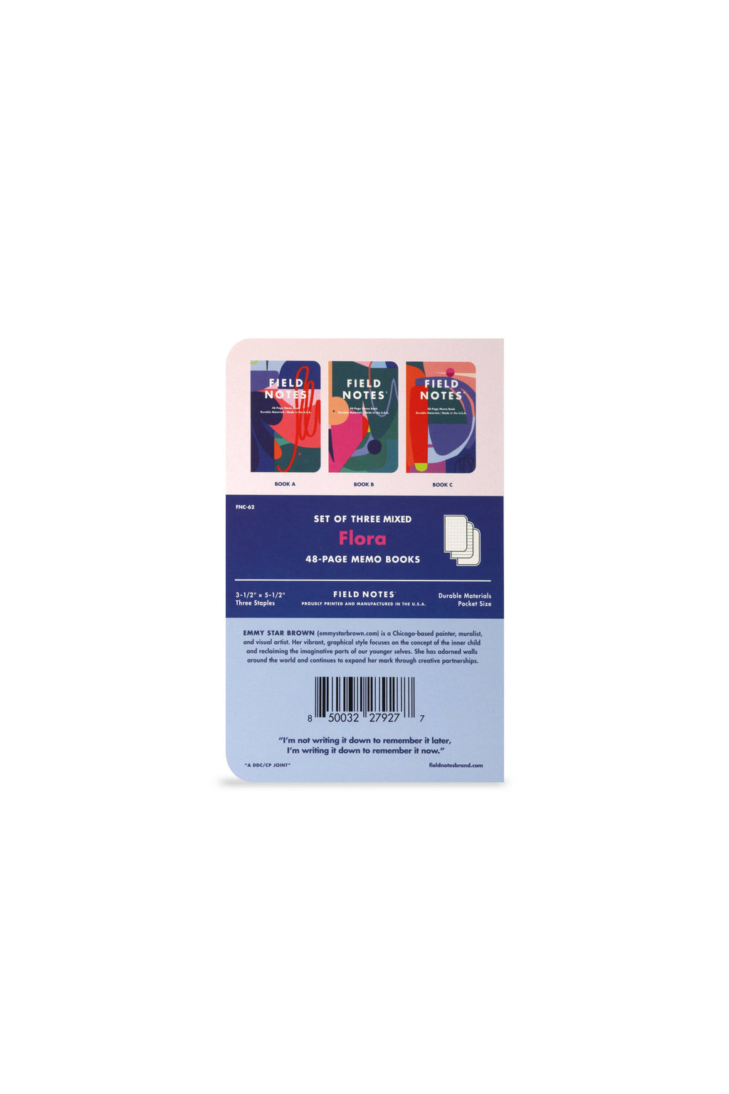 Flora 3-Pack Field Notes