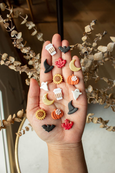 Fall Halloween Themed Stud Earring Collection