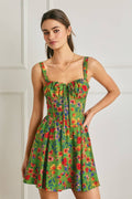 Wildflower Rush Corset Sweetheart Mini Dress