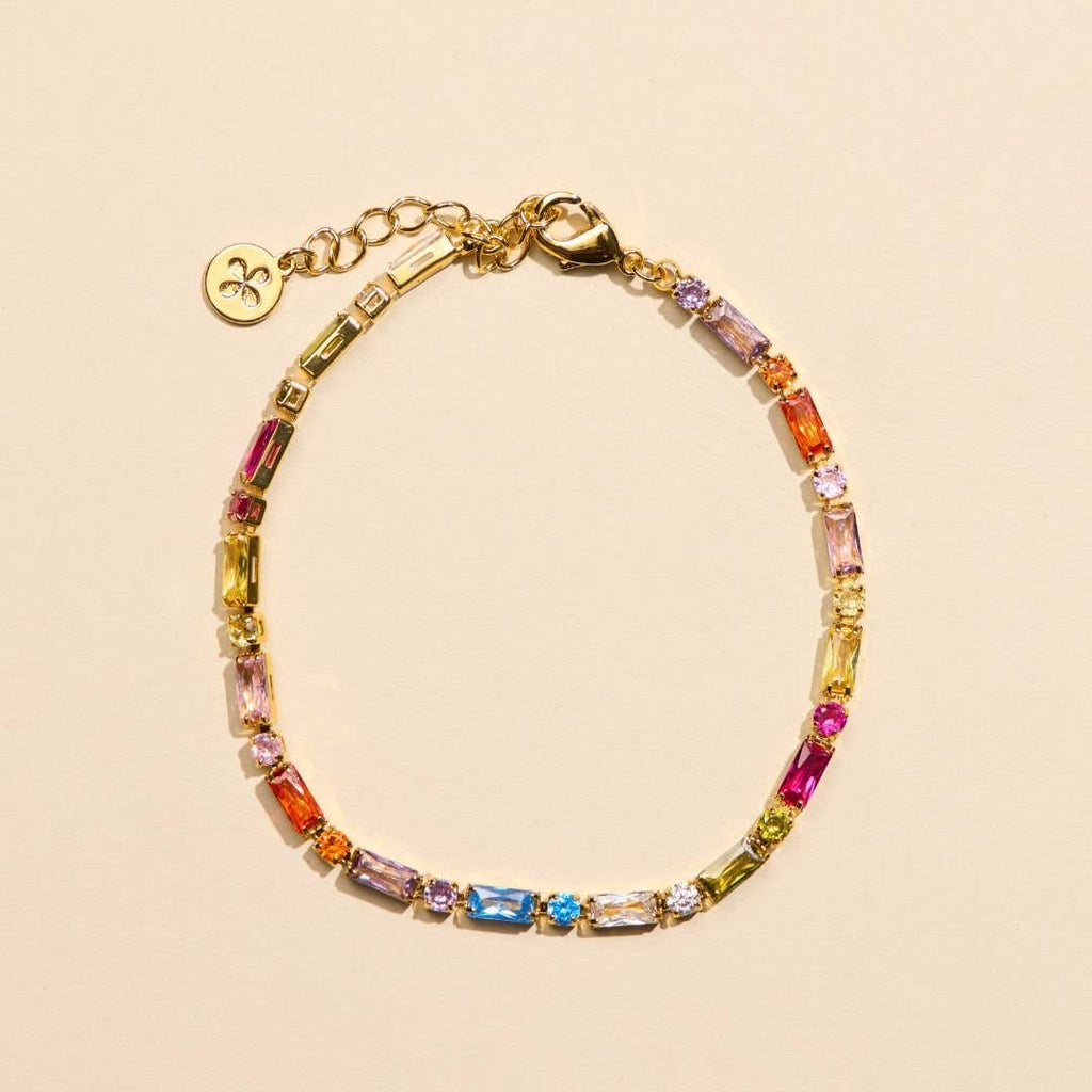 Multicolor Tennis Bracelet