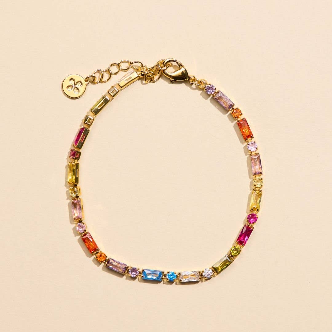 Multicolor Tennis Bracelet