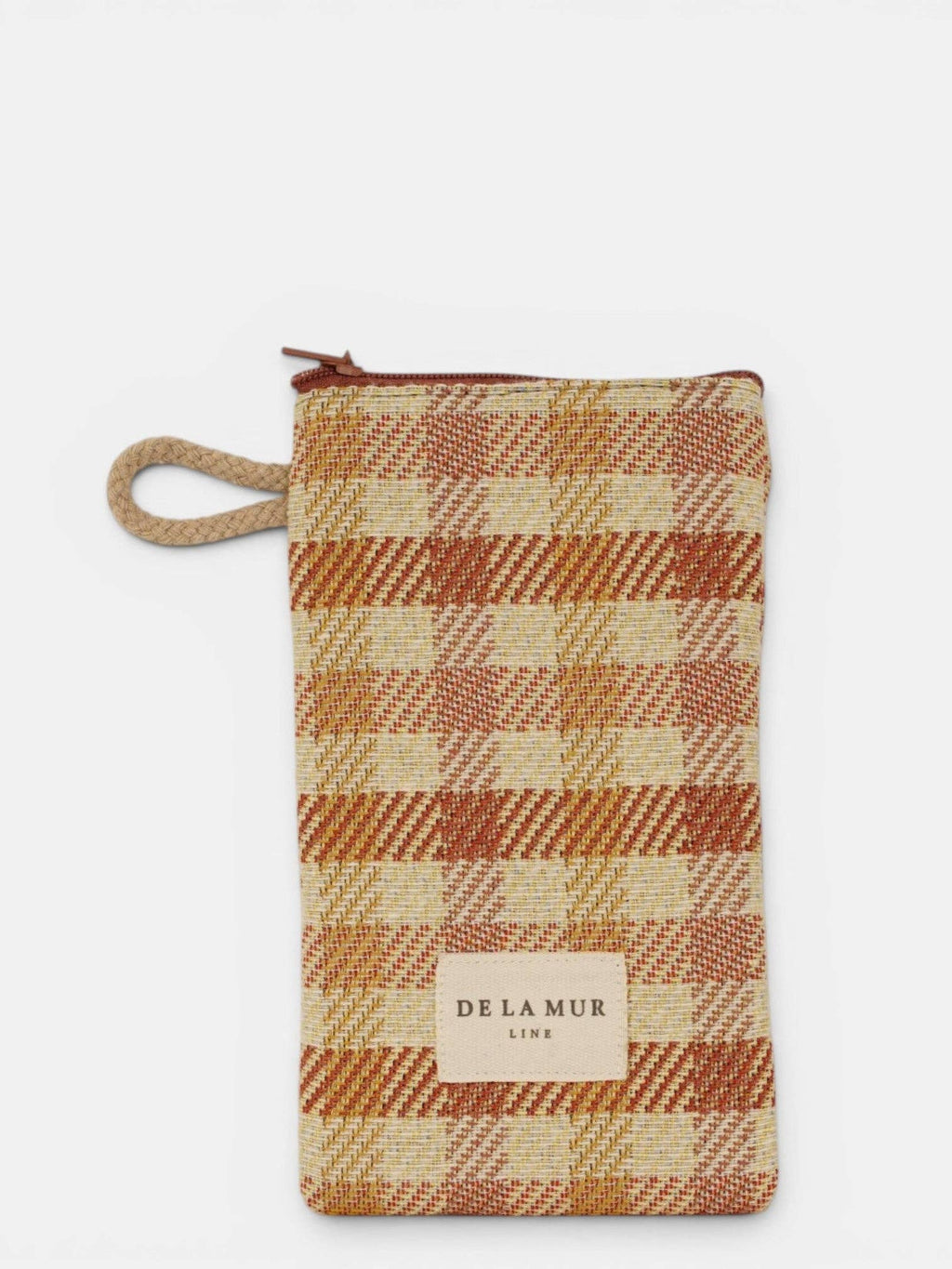 Zia Gingham Jacquard Glasses Case