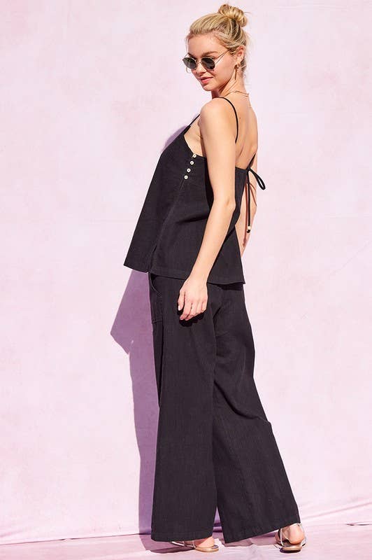 Black Linen Pants