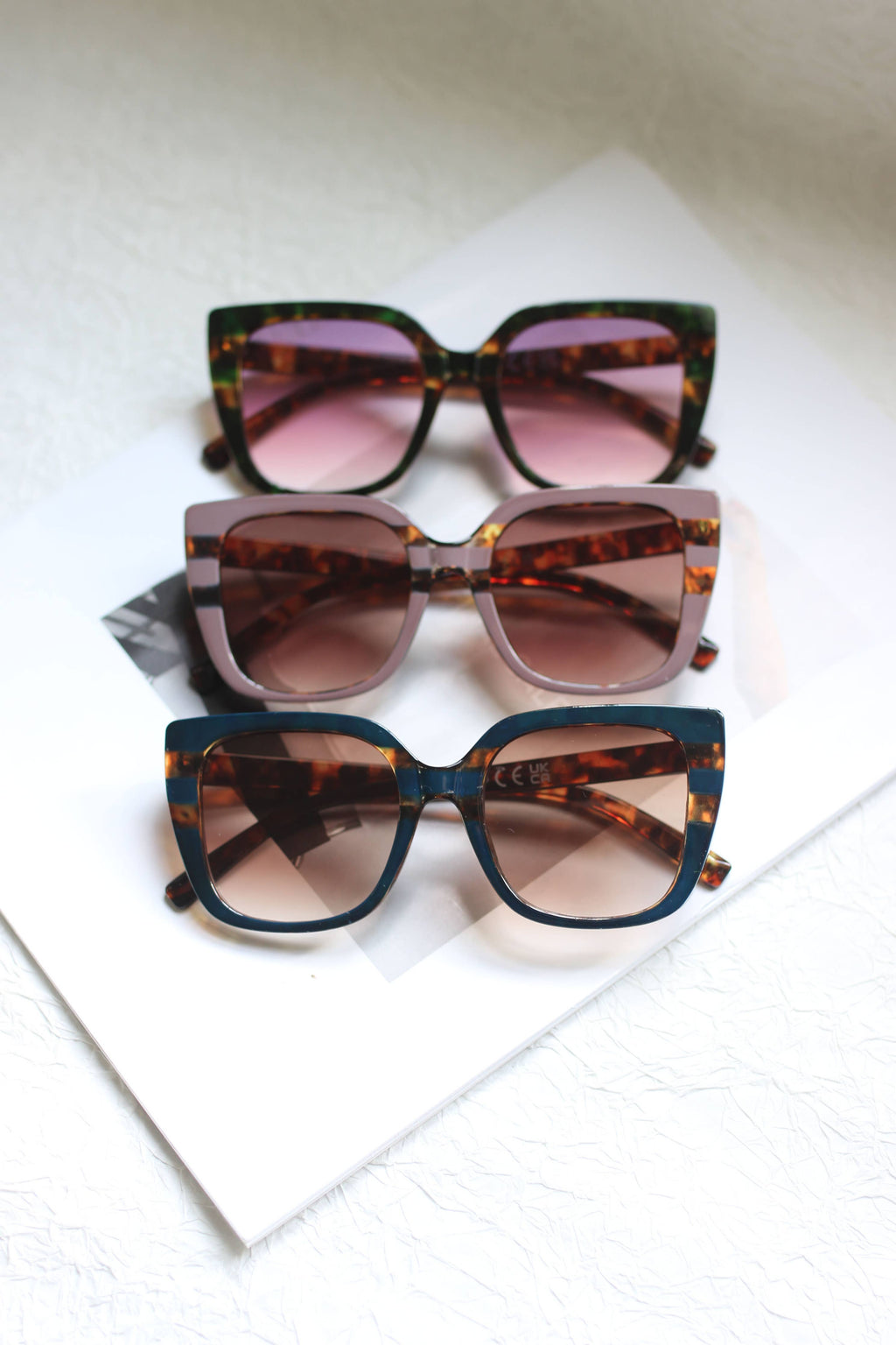 OVERSIZE WINGED DESIGN SUNGLASSES - A2311LKM64976