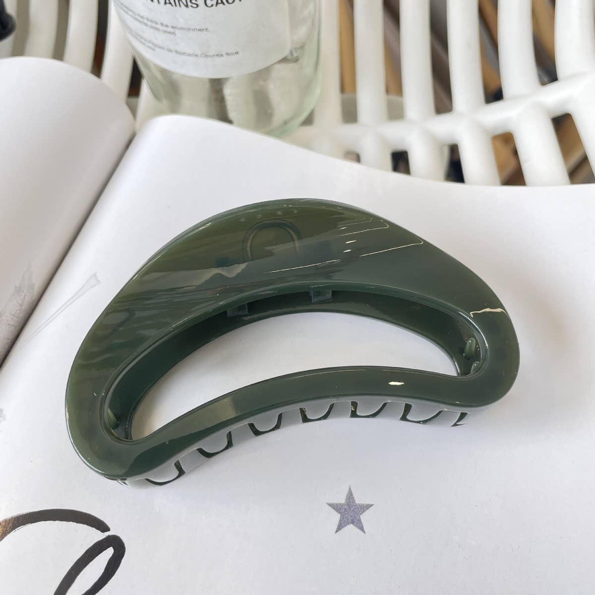 Thick Hair Claw - Elegant INS Style Shark Clip_CWAHA2163