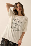 Three Fishes Oversize Graphic Tee