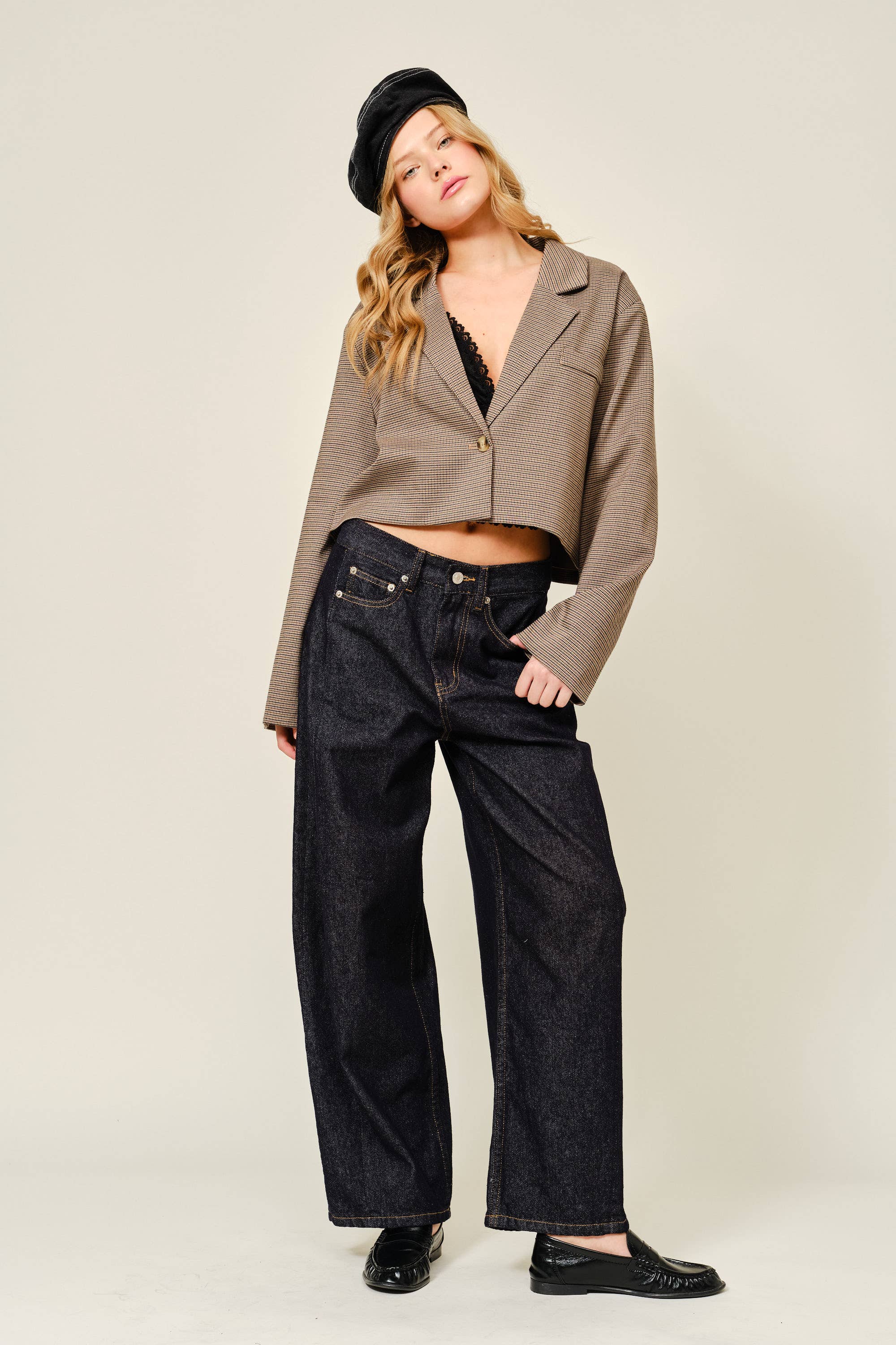 Cropped Classic Blazer