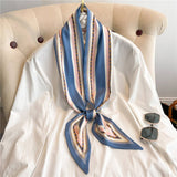Skinny Silk Scarf for Hair, Neck or Bag Wrap_CWASC1512🎗️