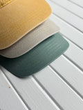 Custom Hand Stamped Baseball Cap - Stone
