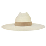 Atrani Straw Truman Crown Hat - Beige