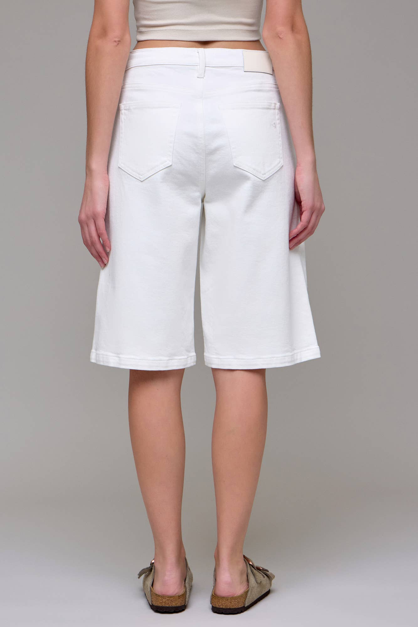 Pearl Wash Baggy Stretch Shorts