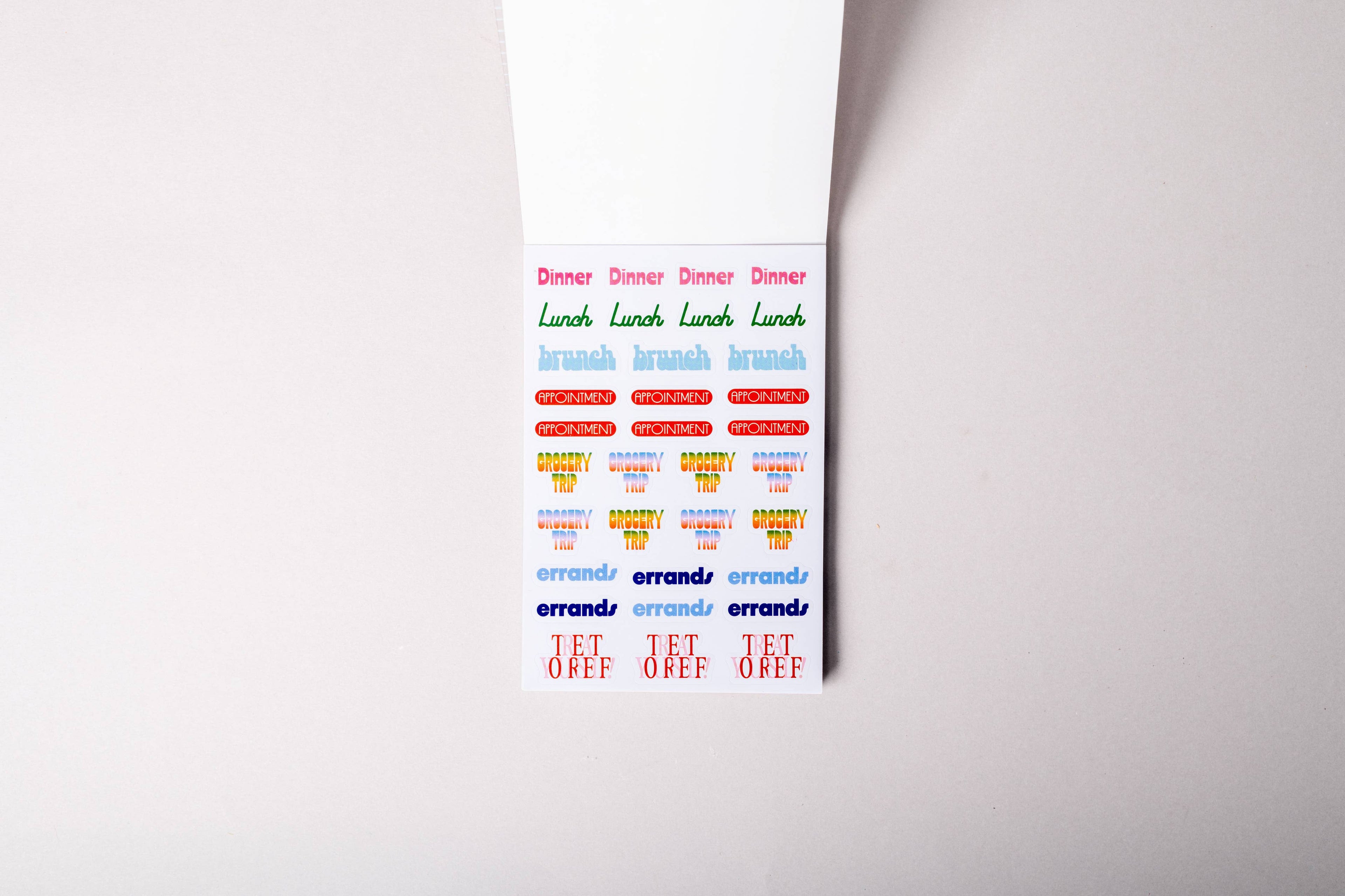 Planner Sticker Book