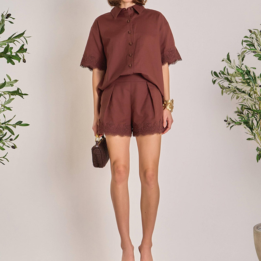 Linen Lace Shirt