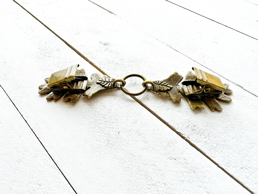 Cinch Clips for Clothing, Boho Renaissance Cloak Clasps